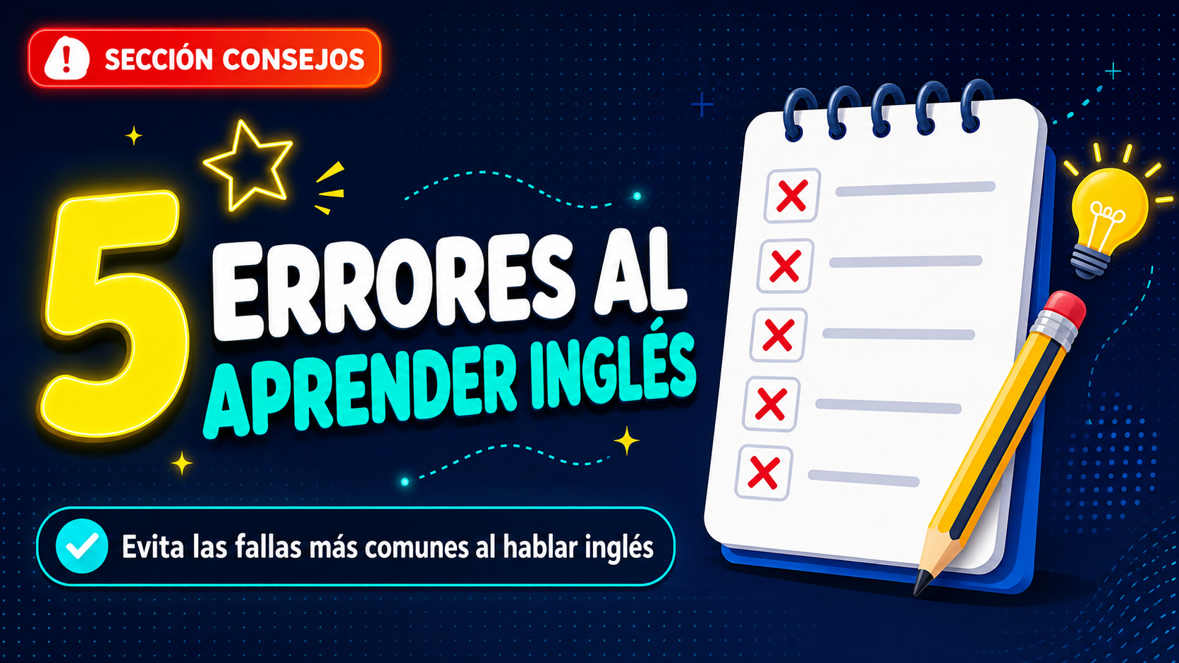 5 Errores al Aprender Inglés